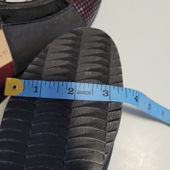 Sacha London Wine & Black Wedge Loafers Sz 9.5-10 - Picture 9 of 10